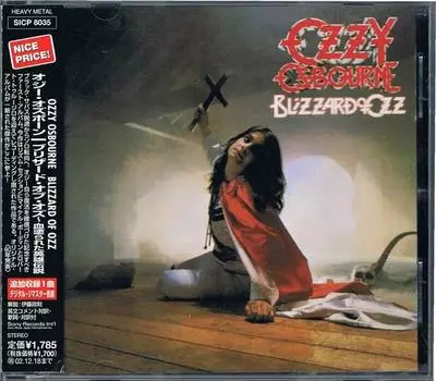 CD OZZY OSBOURNE - Blizzard Of Ozz SICP8035 SONY 2002 Япония Obi Metal