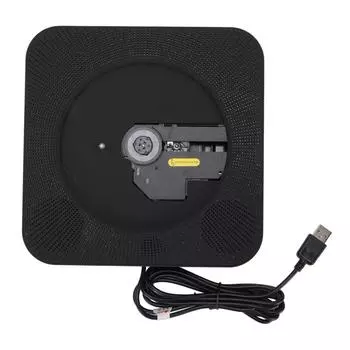 CD-плеер с Bluetooth HiFi динамиком Таймер USB SD AUX Расширяемый настольный CD-плеер для вечеринок дома