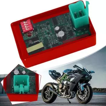 Cdi для мотоцикла Lignition 4 Pin Cdi Racing Box Dip-переключатель для 50cc 70cc 90cc 110cc 125cc Atv Dirt Bike Go Kart H1o2 красный