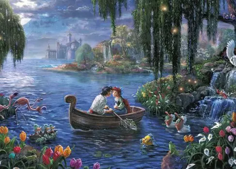 Ceaco Disney Thomas Kinkade Русалочка II 1000 элементов пазл - - - - синий