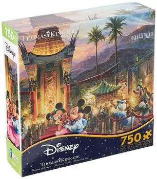 Ceaco Thomas Kinkade Disney Dream Collection Микки и Голливуд 750 элементов пазл Минни