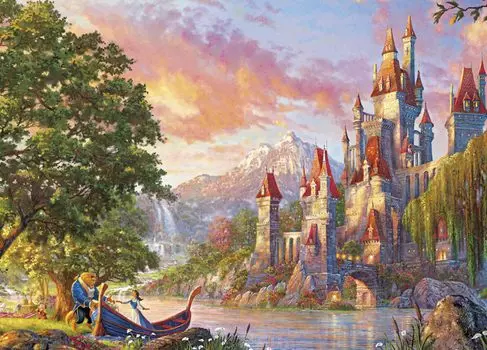 Ceaco Thomas Kinkade Disney Красавица и Чудовище II Пазл 1000 элементов - - - -