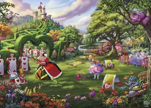 Ceaco Thomas Kinkade Disney Queen of Hearts Пазл из 1000 деталей - - - -