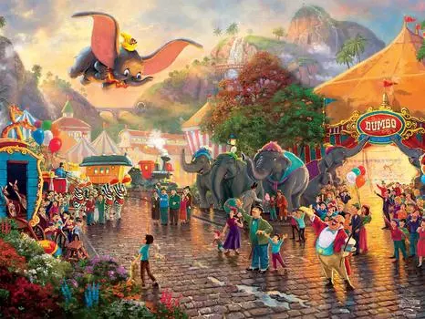 Ceaco Thomas Kinkade Коллекция Dumbo Пазл Disney s (750 шт.)