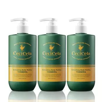 CeCella Refreshing Body Peeling, 500ml, 3 units