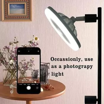 Ceiling Fan with Lighting Source, Remote Lamp, E27 Control, Bedroom, Living, Home, Luster, Silent, Ac85-265v Fan Light Ceiling 85-265V