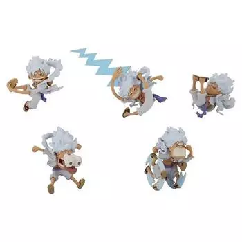 Цельная аниме-фигурка Луффи Ника Gear 5, многофункциональная фигурка Бога Солнца Луффи, модель из ПВХ, коллекция игрушек, подарки A