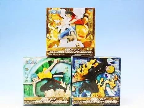 Цельная фигурка Гому Гому Дьявол Ветер Три меча Бараний реактивный самолет Шестисот миров Осадная пушка 3 типа + бонус к плакату в комплекте