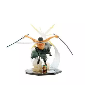 Цельная фигурка Ророноа Зоро Ножи Ghost Cut 18см