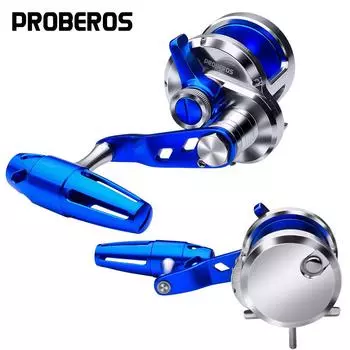 Цельнометаллическое барабанное колесо для морской рыбалки, однонаправленное медленно трясущееся железное пластинчатое колесо, лодка для джиговой ловли, рыболовное барабанное колесо, правое колесо, рыболовное колесо