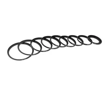 Цельнометаллическое кольцо-адаптер для объектива с фильтром 37-82 мм вперед и назад 18-piece adapter ring чёрный