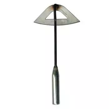 Цельностальная закаленная полая мотыга с длинной ручкой, садовые инструменты для прополки, легкое рыхление почвы, острые черные эффективные ручные инструменты