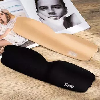 Цельные нескользящие силиконовые накладки на соски - невидимый бюстгальтер без бретелек для свадебного наряда One Size