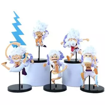 Цельный аниме, милая фигурка Луффи Шестерни 5, Бог Солнца Ника, ПВХ фигурки, коллекция, модель, статуя, игрушки для мальчиков