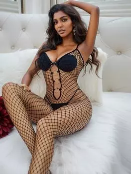 Цельный боди, чулки для всего тела для женщин, сексуальное обтягивающее нижнее белье, одежда для пар, игры для взрослых, эротическое сетчатое прозрачное нижнее белье One Size
