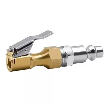 Цельный быстроразъемный вентиль для шин с внешней резьбой и усиленным креплением для быстрого накачивания