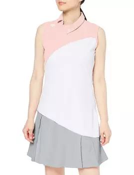 Цельный быстросохнущий впитывающий пот комбинезон для гольфа с защитой от ультрафиолета DGWVJJ03 WH00, эквивалент японского размера S [DESCENTE GOLF] UPF50+ для женщин