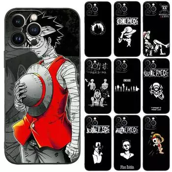 Цельный чехол для телефона «Луффи» в стиле аниме для Apple iPhone 13 11 12 Pro Max 12 Mini XS Max X XR 7 8 Plus, задняя крышка, Fundas Cell iPhone 13