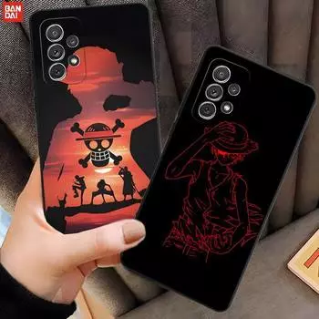 Цельный чехол для телефона с аниме «Луффи», чехол для Samsung A50s A52 A51 A72017 A73 A72018 A62018 A50 A13 A53 Macia, противоударный чехол samsungA13