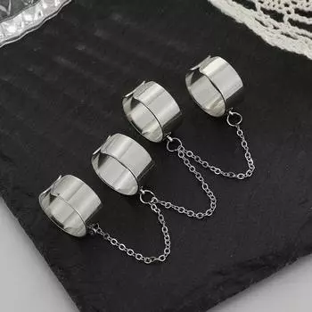 Цельный комплект, кольцо, аккуратный, светоотражающий, модный, женственный, комплект колец для вечеринки в ночном клубе серебряный