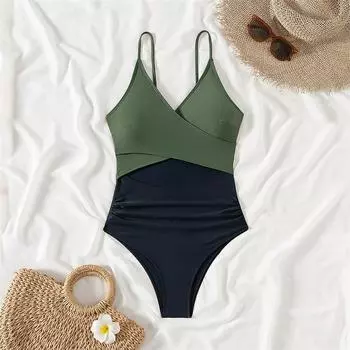 Цельный купальник женский сплошной ажурный купальник новый сексуальный слинг монокини купальный костюм женский летний пляжный боди с открытой спиной S