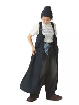 Цельный нейлоновый жилет для рыбалки, платье-комбинация, темно-синий, бесплатный [BEAMS BOY] для женщин тёмно-синий