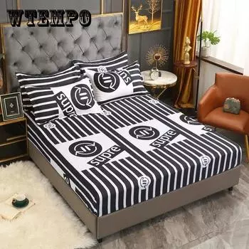 Цельный нескользящий износостойкий хлопковый наматрасник для двойной спальни, 2,0 м 120x200cm