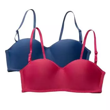 Цельный невидимый бюстгальтер для женщин без бретелек Bralette 1/2 cup нижнее белье сексуальное белье женской бесшовной вечеринки свадебные бюстгальтеры 70