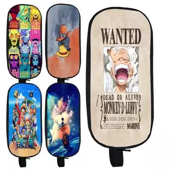 Цельный пенал Луффи 3 миллиарда разыскиваемых студенческих канцелярских принадлежностей, держатель для ручек, четыре императора, детские школьные принадлежности 1