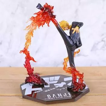 Цельный рисунок Blackfoot Flame Sanji Kick, детский подарок, коллекция украшений, модели