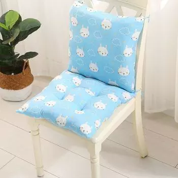 Цельный татами-материал с ремешком, подушка для сиденья Sky Blue Siaman 40X40cm