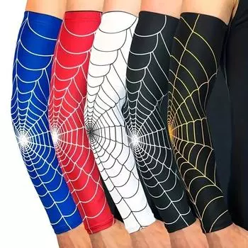 Цельный удлиненный рукав-паутина, дышащая защита от солнца, герметичная, подходит для занятий спортом, баскетболом, футболом и многим другим.