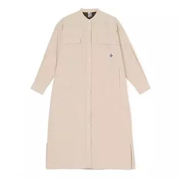 Цельный вельветовый серый L [Chums] Женский цельный комбинезон