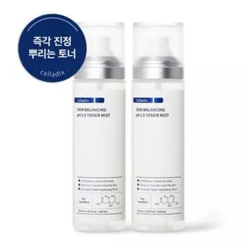 Celadix Skin Balancing pH 5,5 Toner Mist Acne, успокаивающий сухую кожу, 120 мл, 2 шт.