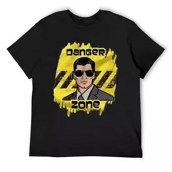 Celebrate Me Home Archer Danger Zone Винтажная футболка Аниме-вещи для мальчиков с принтом животных Смешные футболки для мужчин S белый