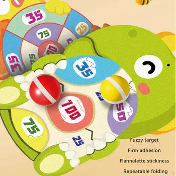 Целевая игрушка «липкий мяч» и мячи с доской для детей от 3 лет, девочек, мальчиков, детей, день рождения Dinosaur 9Pcs