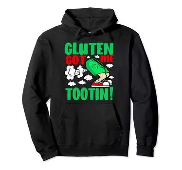 Целиакия Gluten Got Me Безглютеновая Эра Parker Tootin чёрный