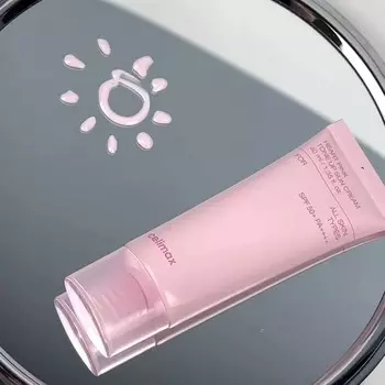 CELIMAX Heart Pink Tone Up Sun Cream SPF50+ PA++++ 40мл, Kbeauty, корейская косметика, пробник