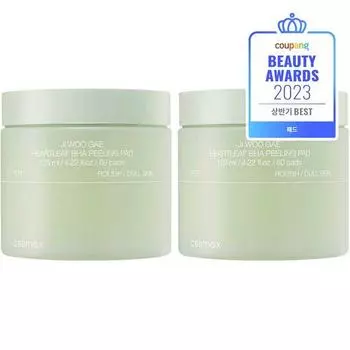Celimax Houttuynia cordata Baja Ластик-пилинг-подушечка двойное издание, 60 листов, 2 штуки Известная корейская косметика