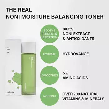 celimax 150ml Noni Moisture Balancing Toner AUTHENTIC STORE