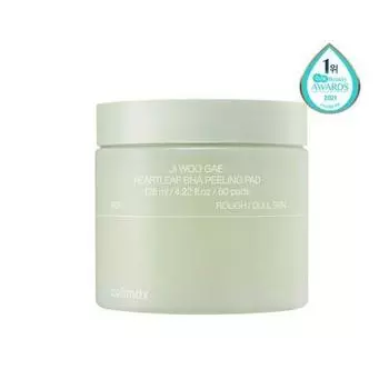 [CELIMAX] Пилинг-диски JI WOO GAE Heartleaf BHA 125 мл / 60 дисков