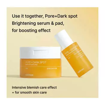 CELIMAX Pore+Dark Spot Brightening Pad 40pads & Pore+Dark Spot Brigthening Serum 30ml AUTHENTIC STORE