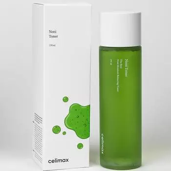 CELIMAX The Real Noni Moisture Balancing Toner 150 мл, 80% экстракта нони, увлажняющий, корейская косметика, Kbeauty, пробник
