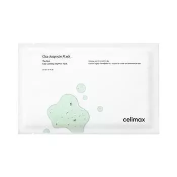 CELIMAX Успокаивающая ампульная маска The Real Cica, 1 шт., корейская упаковка масок