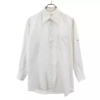 CELINE Long sleeve Cotton shirt White Glue Men s Used