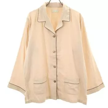 CELINE made in Japan Macadam Pattern Long sleeve Room wear L pajamas Women Used