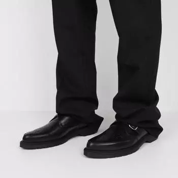 Celine Shoes Одиночные модельные туфли Monk Punching, черные 334983174C38NO