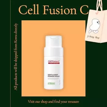 Cell Fusion C Actreacalm Нежная глубокая пудра для умывания 70 г Отшелушивание кожи Уход за порами и удалением отходов Успокаивающий уход за повреждениями Улучшает состояние кожи