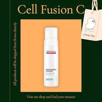 Cell Fusion C Barriederm Genteel Bubble Cleaner 200 мл Очищающая пена Гипоаллергенная кислота Сухая PH Моющая Увлажняющая Успокаивающая