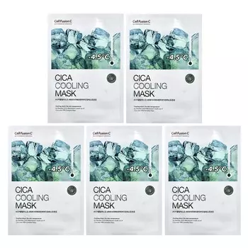 Cell Fusion C, Cica Cooling Beauty Mask, 5 Sheets, 27g (0.95oz)